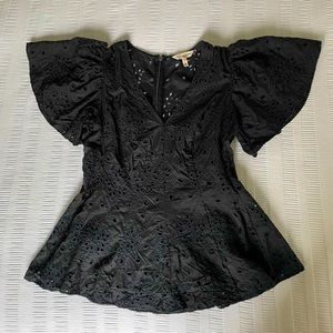 Rebecca Taylor embroidered top - size 2